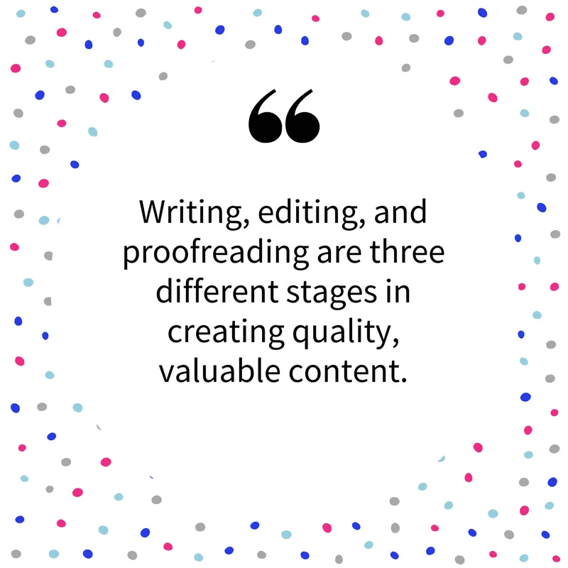 proofread and edit any article or blog in your style