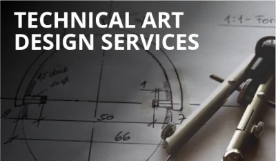 I will design technical art for your specific needs