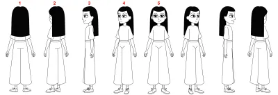 2D animation Characters designs Storyboards