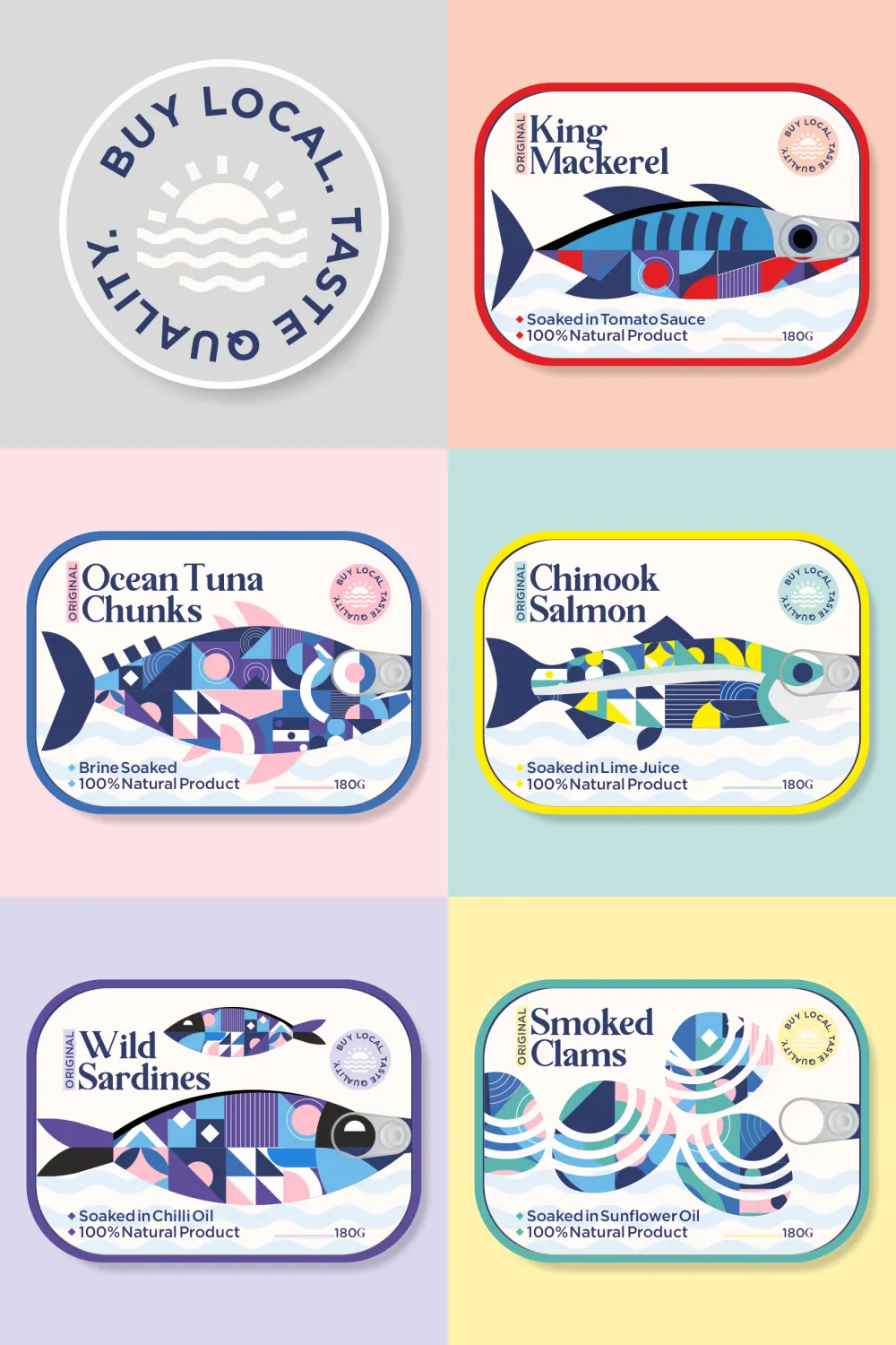 SEAFOOD TIN BRANDING