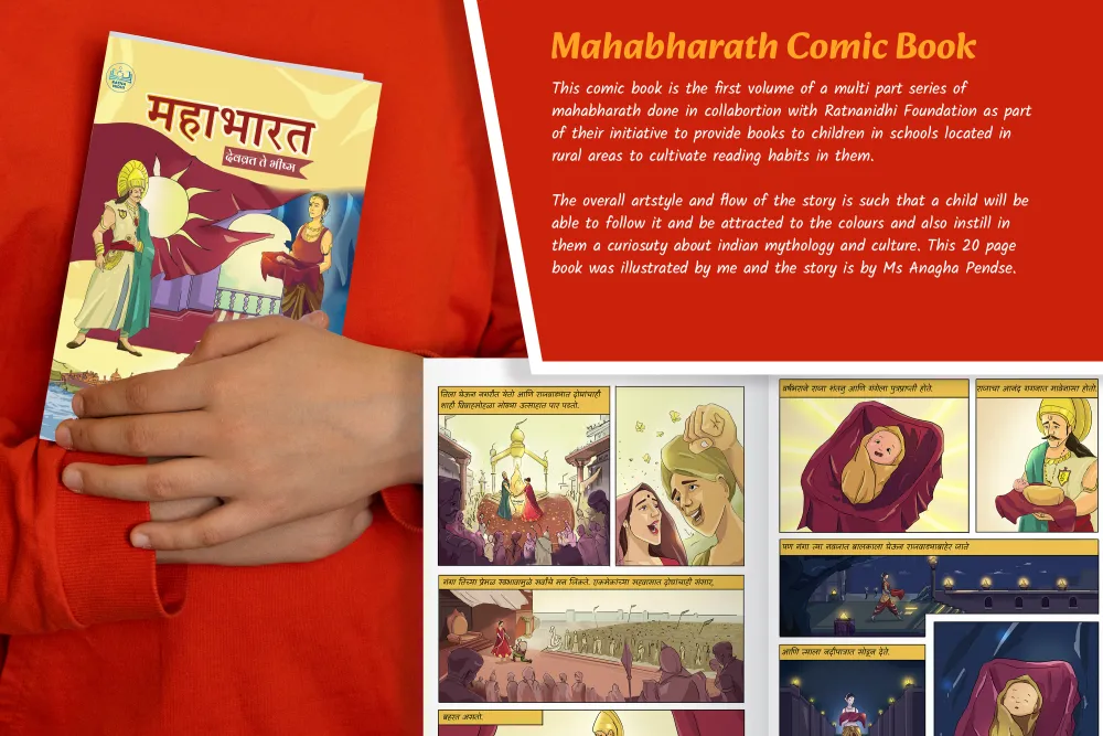 Mahabharath Comic book